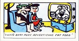 1963 Primrose Confectionery The Flintstones #18 That's Baby Puss, advertising cat food Front