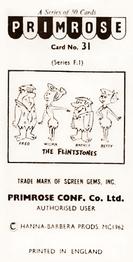 1963 Primrose Confectionery The Flintstones #31 It's high time you cut this lawn Back