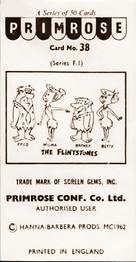1963 Primrose Confectionery The Flintstones #38 Something is wrong! Back