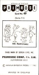 1963 Primrose Confectionery The Flintstones #49 And you fell in trying to catch that Back