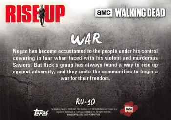 2018 Topps The Walking Dead Road to Alexandria - Rise Up #RU-10 War Back