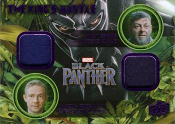 2018 Upper Deck Marvel Black Panther - The King's Mantle Dual Memorabilia #KD-UE Ulysses Klaue / Everett K. Ross Front