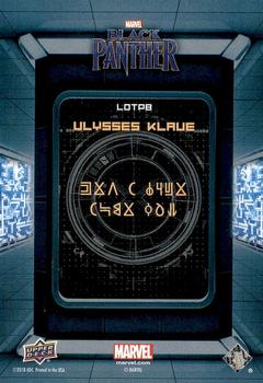 2018 Upper Deck Marvel Black Panther - Language of the People #LOTP8 Ulysses Klaue Back