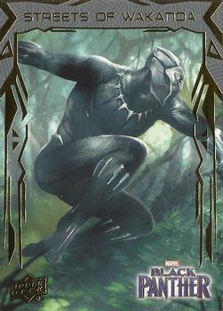 2018 Upper Deck Marvel Black Panther - Streets of Wakanda #SW1 In the Jungle Front