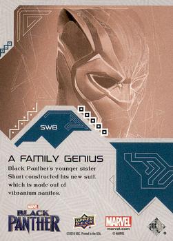 2018 Upper Deck Marvel Black Panther - Streets of Wakanda #SW8 A Family Genius Back