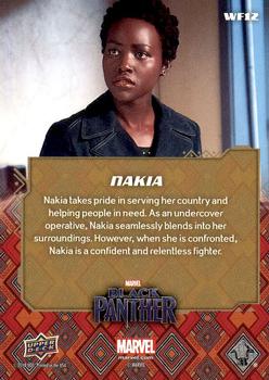 2018 Upper Deck Marvel Black Panther - Wakanda Forever #WF12 Nakia Back
