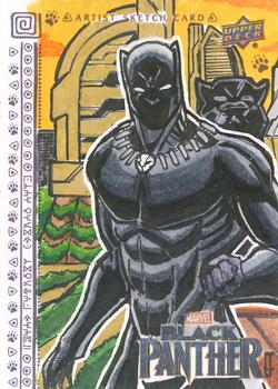 2018 Upper Deck Marvel Black Panther - Sketch Cards #NNO Eric Fournier Front