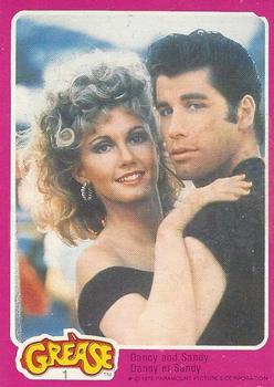 1978 O-Pee-Chee Grease #1 Danny and Sandy Front