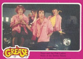 1978 O-Pee-Chee Grease #17 Rizzo and the Pink Ladies Front