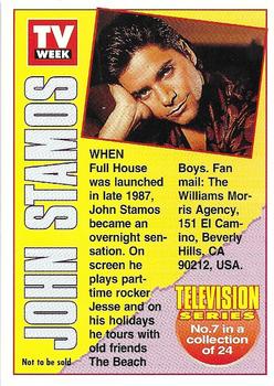 1994 TV Week Series 1 #7 John Stamos Back