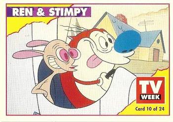 1994 TV Week Series 1 #10 Ren & Stimpy Front