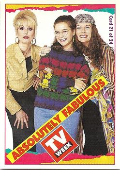 1994 TV Week Series 1 #21 Absolutely Fabulous Front