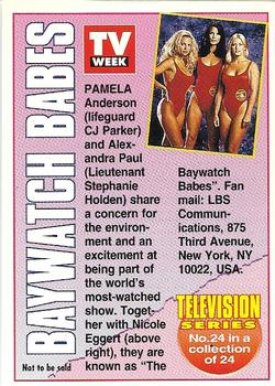 1994 TV Week Series 1 #24 Baywatch Babes Back