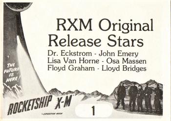 1979 FTCC Rocketship X-M #1 RXM Original Release Stars Back