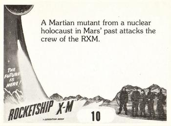 1979 FTCC Rocketship X-M #10 A Martian mutant from a nuclear holocaust in Back