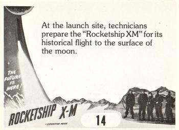 1979 FTCC Rocketship X-M #14 At the launch site, technicians prepare the Back