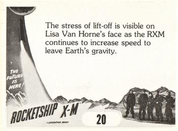 1979 FTCC Rocketship X-M #20 The stress of lift-off is visible on Lisa Van Back