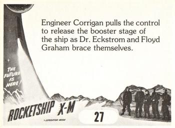 1979 FTCC Rocketship X-M #27 Engineer Corrigan pulls the control to release Back