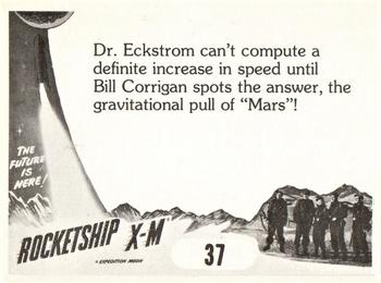 1979 FTCC Rocketship X-M #37 Dr. Eckstrom can't compute a definite increase Back