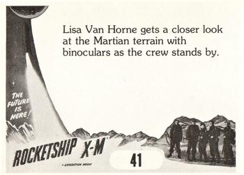 1979 FTCC Rocketship X-M #41 Lisa Van Horne gets a closer look at the Martian Back