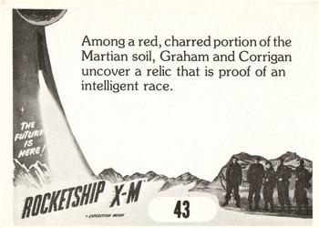 1979 FTCC Rocketship X-M #43 Among a red, charred portion of the Martian soil Back