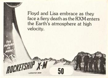 1979 FTCC Rocketship X-M #50 Floyd and Lisa embrace as they face a fiery Back