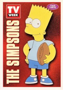 1995 TV Week Series 2 #1 The Simpsons Front