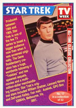 1995 TV Week Series 2 #17 Star Trek Back