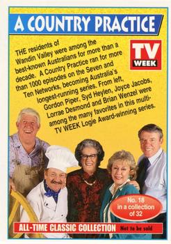 1995 TV Week Series 2 #18 A Country Practice Back