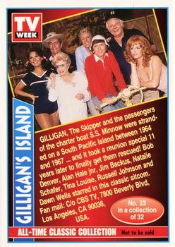 1995 TV Week Series 2 #23 Gilligan's Island Back