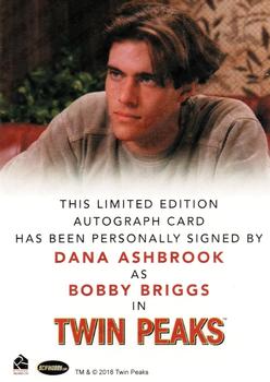 2018 Rittenhouse Twin Peaks - Autographs Classic #NNO Dana Ashbrook Back
