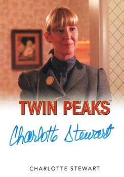 2018 Rittenhouse Twin Peaks - Autographs Classic #NNO Charlotte Stewart Front