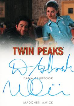 2018 Rittenhouse Twin Peaks - Dual Autographs #NNO Madchen Amick / Dana Ashbrook Front