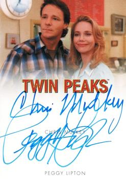 2018 Rittenhouse Twin Peaks - Dual Autographs #NNO Peggy Lipton / Chris Mulkey Front