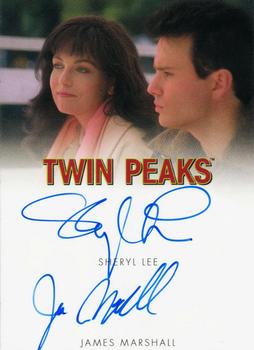 2018 Rittenhouse Twin Peaks - Dual Autographs #NNO Sheryl Lee /James Marshall Front