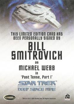 2018 Rittenhouse Star Trek Deep Space Nine Heroes & Villains - Autographs #NNO Bill Smitrovich Back