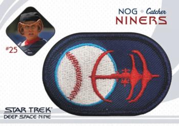 2018 Rittenhouse Star Trek Deep Space Nine Heroes & Villains - Niners Baseball Patch #BP11 Nog Front