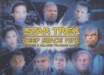 2018 Rittenhouse Star Trek Deep Space Nine Heroes & Villains - Case Topper #CT1 Heroes Montage Front