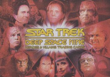 2018 Rittenhouse Star Trek Deep Space Nine Heroes & Villains - Case Topper #CT2 Villains Montage Front