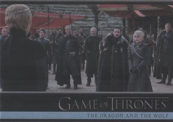 2018 Rittenhouse Game of Thrones Season 7 - Holofoil #20 The Dragon and the Wolf Front