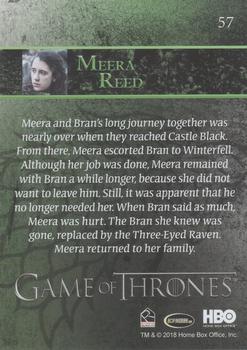 2018 Rittenhouse Game of Thrones Season 7 - Holofoil #57 Meera Reed Back