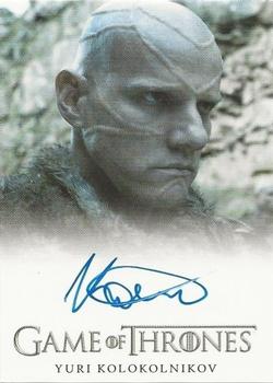 2018 Rittenhouse Game of Thrones Season 7 - Autographs Full Bleed #NNO Yuri Kolokolnikov Front