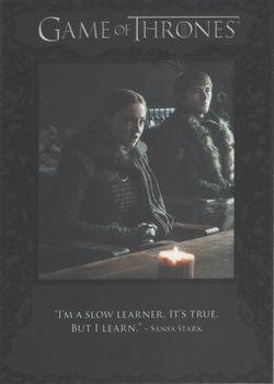 2018 Rittenhouse Game of Thrones Season 7 - Quotable Game of Thrones #Q66 Sansa Stark Front
