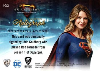 2018 Cryptozoic Supergirl Season 1 - Autographs #NNO Iddo Goldberg Back