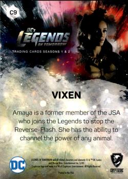 2018 Cryptozoic DC's Legends of Tomorrow Seasons 1 & 2 - Characters #C9 Vixen Back