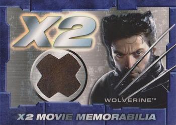 2003 Topps X2: X-Men United - X2 Movie Memorabilia #NNO Wolverine Front