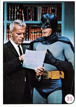 1966 O-Pee-Chee Batman Bat Laffs #31 Commissioner Gordon and Batman Front