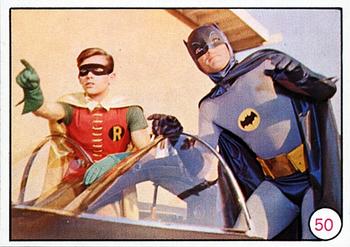1966 O-Pee-Chee Batman Bat Laffs #50 Batman and Robin Front