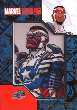 2017 Upper Deck Marvel Annual - Comic Patches #CP-18 Captain America Front