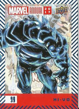 2017 Upper Deck Marvel Annual - Blue Foil #39 Hi-Vo Front